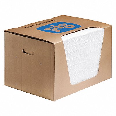 PIG MAT440 Absorb Pad Oil-Based Liquids White PK100