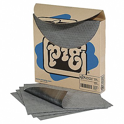 PIG TLS665 Absorbent Pad Universal Grey PK20