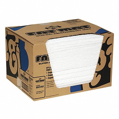 PIG MAT4101 Absorb Pad Oil-Based Liquids White PK50