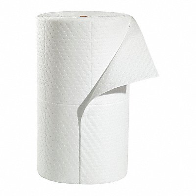 PIG MAT4107 Absorbent Roll Oil-Based Liquids White