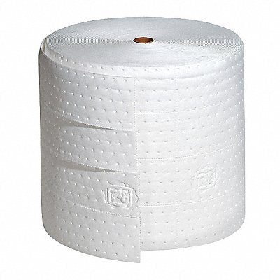 PIG MAT443 Absorbent Roll Oil-Based Liquids White