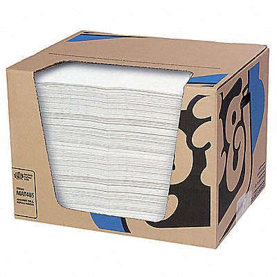 PIG MAT485 Absorb Pad Oil-Based Liquids White PK200