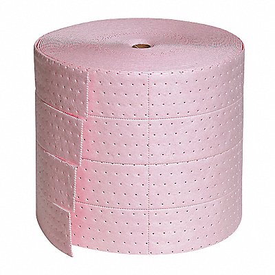PIG MAT343 Absorbent Roll Chem/Hazmat Pink 150 ft.L