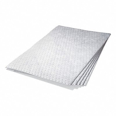 PIG MAT497 Absorb Pad Oil-Based Liquids White PK5