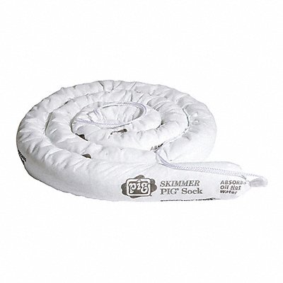 PIG SKM203 Absorb Sock Oil-Based Liquids 10ft L PK6
