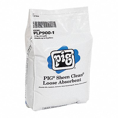 PIG PLP90050 Sheen Clean Loose Absorbent 10 lb PK50