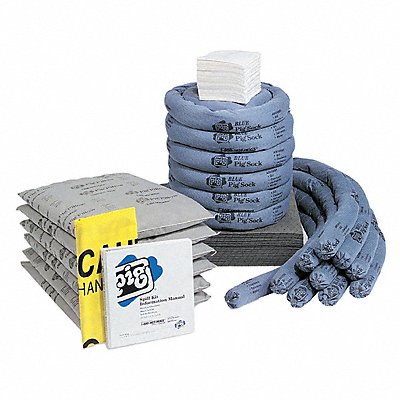 PIG RFL243 Spill Kit Refill Universal Blue/Grey