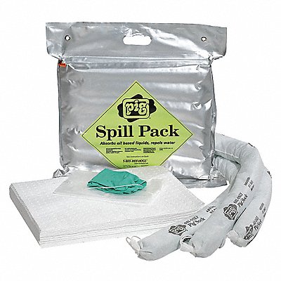PIG KIT471 Spill Kit Oil-Based Liquids Silver
