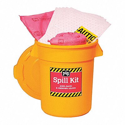 PIG KIT3300 Spill Kit Chem/Hazmat Yellow