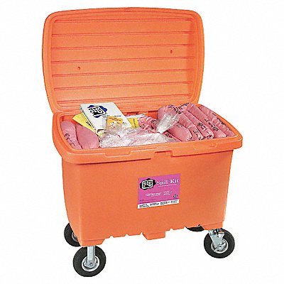 PIG KIT380OR Spill Kit Chem/Hazmat Orange