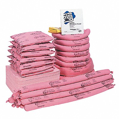 PIG KITR302 Spill Kit Refill Chem/Hazmat Pink