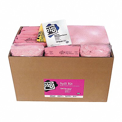 PIG KITR303 Spill Kit Refill Chem/Hazmat Pink