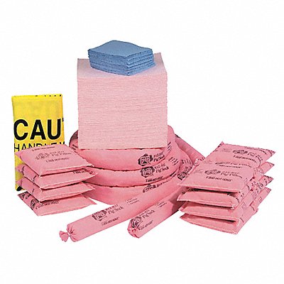 PIG RFL328 Spill Kit Refill Chem/Hazmat Pink