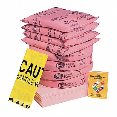PIG RFL336 Spill Kit Refill Chem/Hazmat Pink