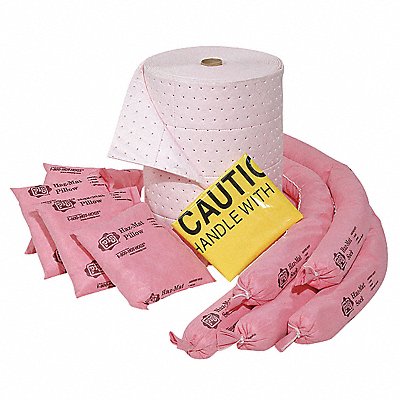 PIG RFL344 Spill Kit Refill Chem/Hazmat Pink