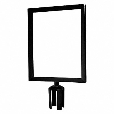 TENSABARRIER FRAMEHDSC331114HDV Sign Frame 14 H 11 W Gloss Black