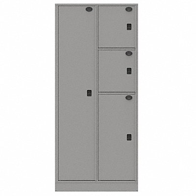 SENTINEL 04AANPT Evidence Locker 36inW Grey 4Compartments