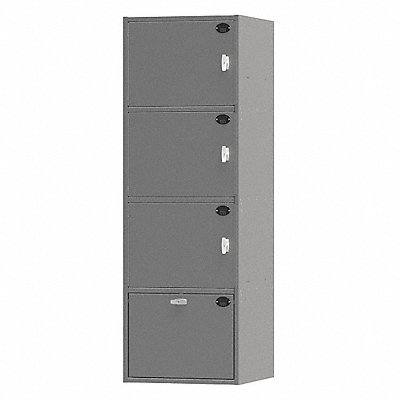 SENTINEL DLK24367213KNAA Duty Bag Locker 4opng Grey Assm