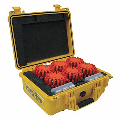 POWERFLARE PFPACK24YRAO LED Safety Flare Kit LED Color Red/Amber