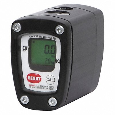 WESTWARD 30RZ31 Digital Grease Meter 1.5V 8000 psi