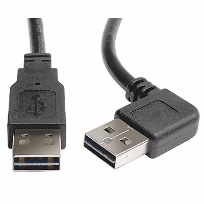 TRIPP LITE UR020003RA Reversible USB Cable Black 3 ft.