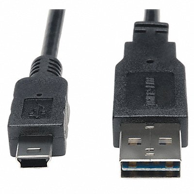 TRIPP LITE UR030006 Reversible USB Cable Black 6 ft.