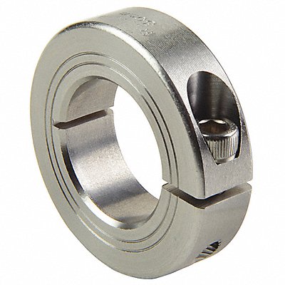 RULAND MANUFACTURING CL24ST Shaft Collar Clamp 1Pc 1-1/2 In 316 SS