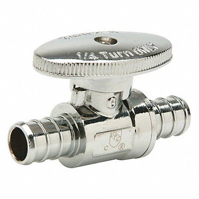 ZURN PEX QQTV60SGX Multi-Turn Supply Stop Straight 160 psi