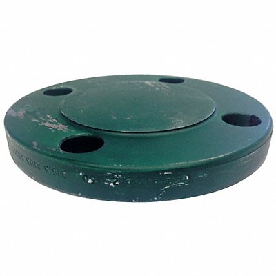GRAINGER 330002000 Flange Carbon Blind 1/2 in Pipe Size