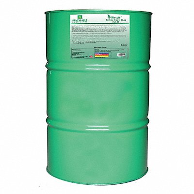 RENEWABLE LUBRICANTS 81706 Hydraulic Oil Drum Yellow 55 gal