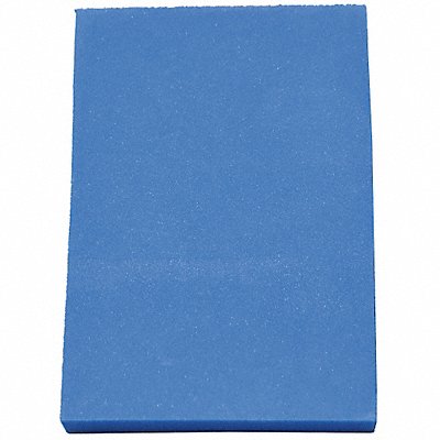 GRAINGER 1001322BLU Polyethylene Sheet L 4 ft Blue