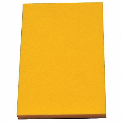 GRAINGER 1001315Y Polyethylene Sheet L 24 in Yellow
