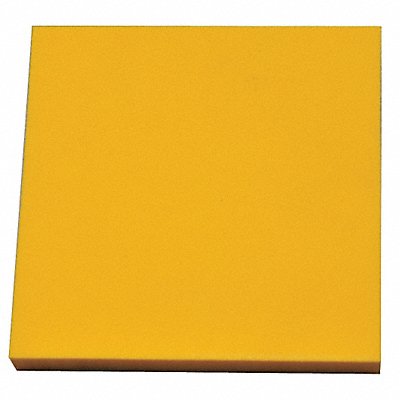 GRAINGER 1001323Y Polyethylene Sheet L 4 ft Yellow