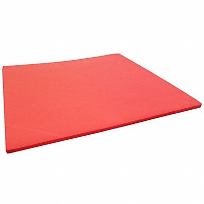 GRAINGER ZUSAXPE172 Polyethylene Sheet L 24 in Red