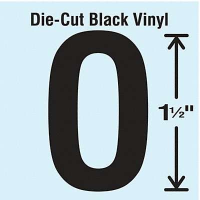 STRANCO INC DBV15O10 Die Cut Letter Label O 10 Cards PK10