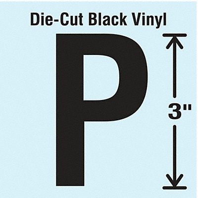 STRANCO INC DBV3P10 K8339 Die Cut Letter Label P 10 Cards PK10