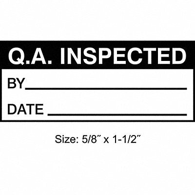 STRANCO INC TC10734 Inspection Label English Quality PK350