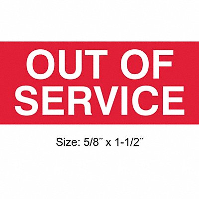 STRANCO INC TC10914 Inspection Label ENG Maintenance PK350
