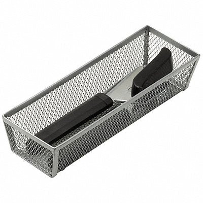 HONEY-CAN-DO KCH02159 Cutlery Tray 2 x 3 x 9 in Silver