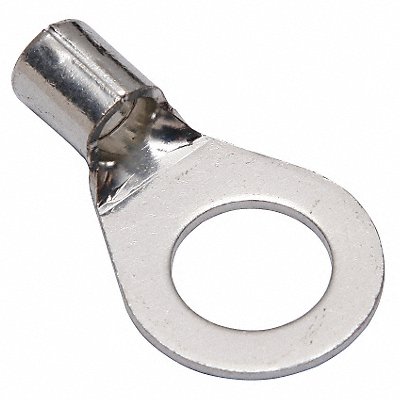BURNDY YAD6CM12E12 Ring Terminal Bare 6 AWG 6 AWG PK10