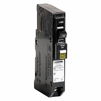 SQUARE D QO120VHPCAFI Circuit Breaker 20A Plug In 120V 1P
