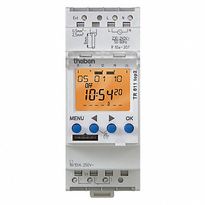 THEBEN TR611TOP21224V Electronic Timer Grey Plastic