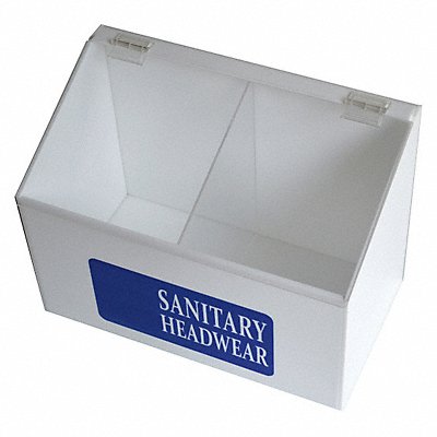 CONDOR 30ZE61 Hairnet Dispenser White/Blue Acrylic