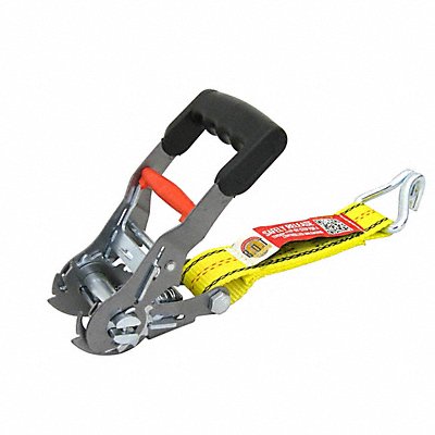PROGRIP 310001 Tie Down Strap Wire-Hook Yellow