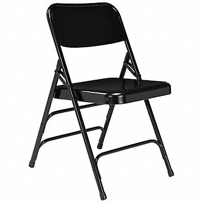 NATIONAL PUBLIC SEATING 310 Folding Chair Black 18-3/4 in PK4