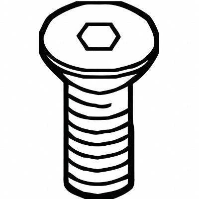ERICKSON S111 Spare Part SCR S111 4-40 X 3/8 FHCS