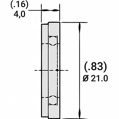 ERICKSON CDER40000M Locknut/Stopscrew SEALING RING
