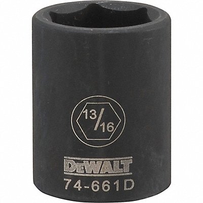 DEWALT DWMT74661OSP Impact Socket 6PT 1/2in Dr 13/16in SAE