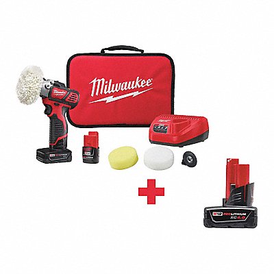 MILWAUKEE 243822X48112440 Cordless Polisher L 5 1/8 in 1.6 lb