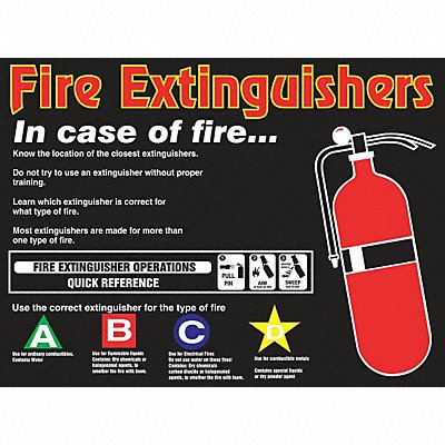 ACCUFORM SP124472L Poster 17 in x 22 in Plastic